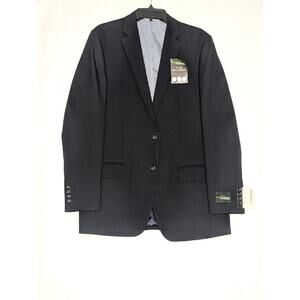 HAGGAR Mens blue blazer 40 Long Tailored Fit academia preppy professor corpcore